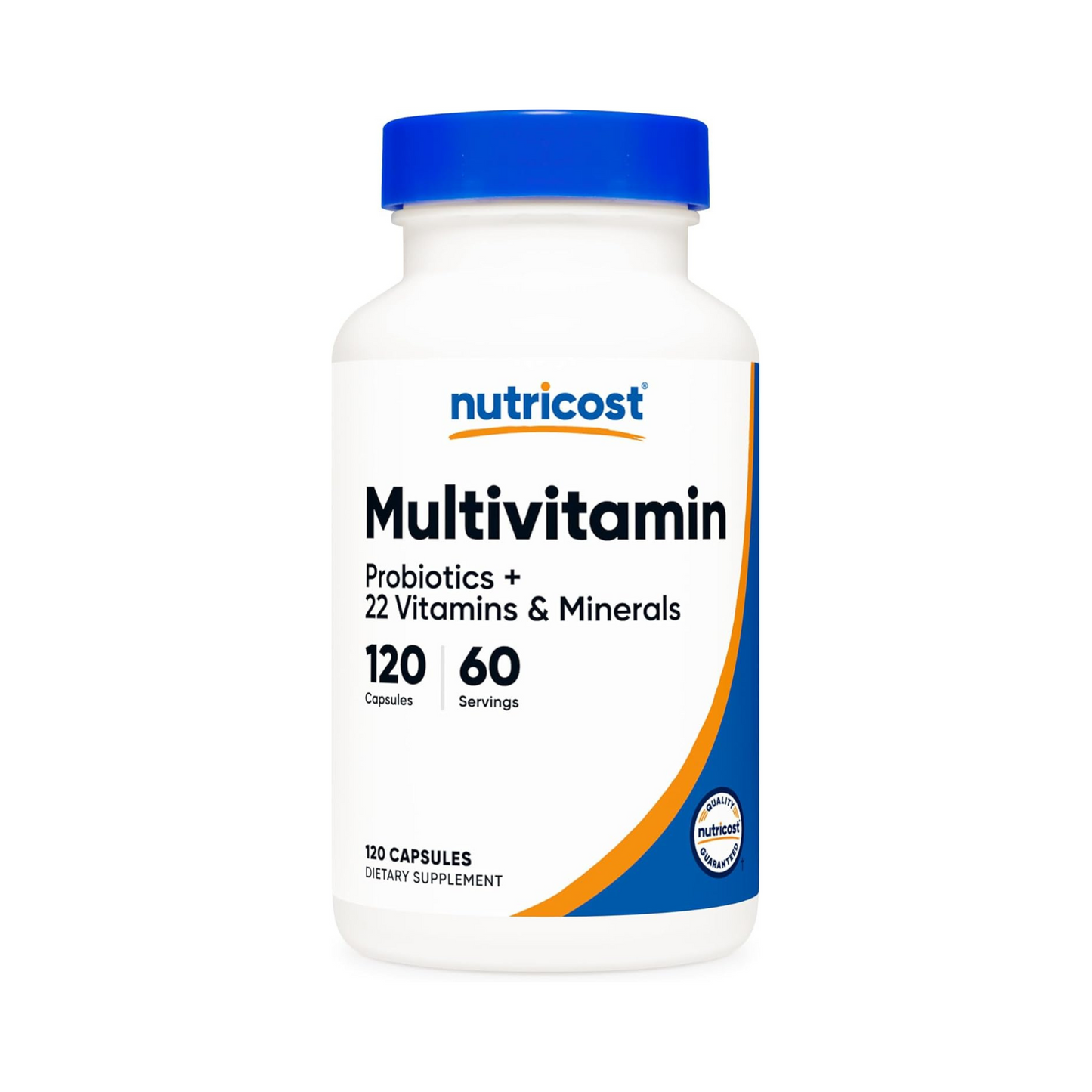 Nutricost Multivitamínico com Probióticos, 120 Cápsulas Vegetarianas