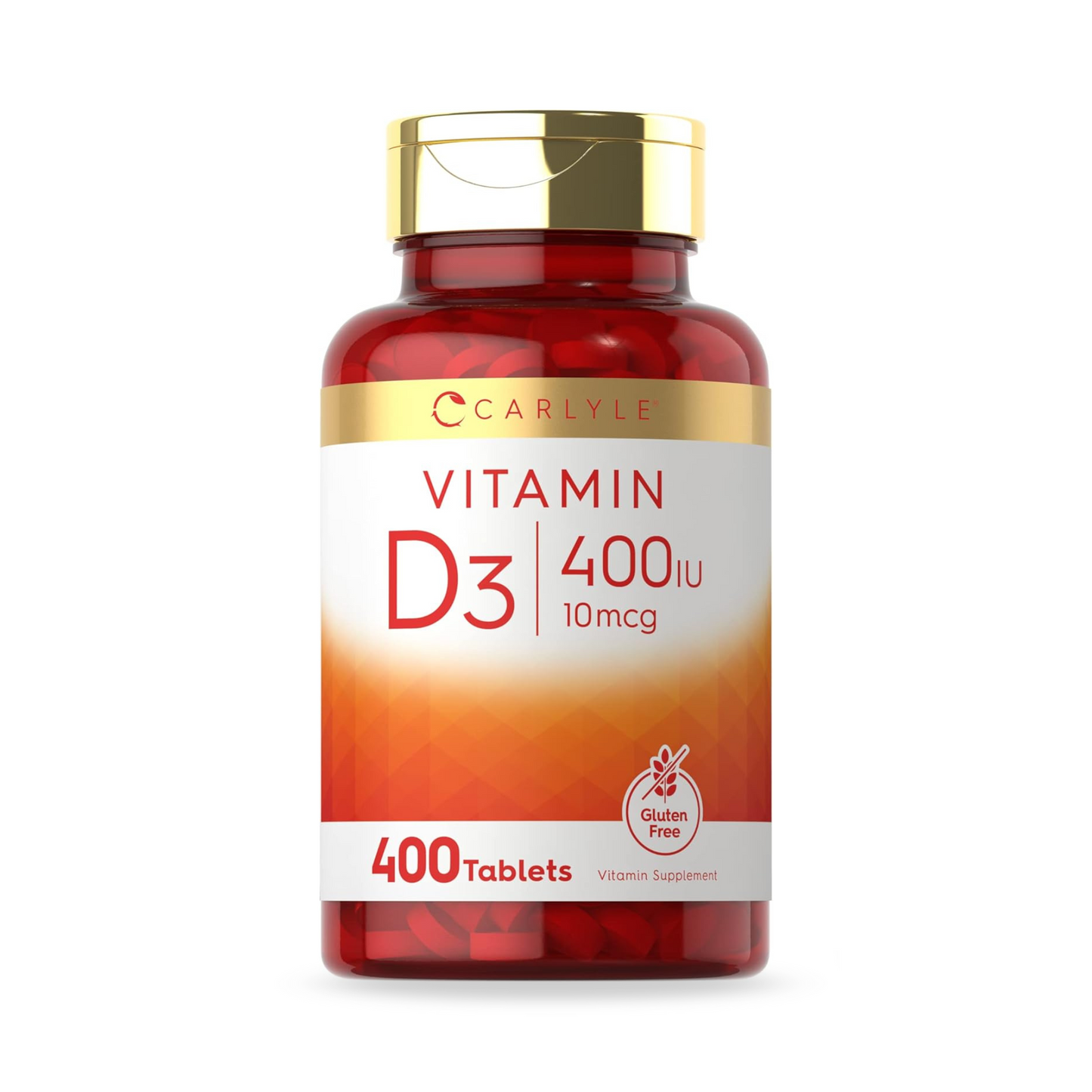 Carlyle Vitamina D3 400UI (10mcg), 400 Comprimidos