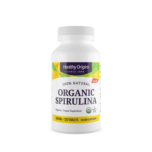 Healthy Origins Spirulina 500 mg (Organic) 720 Tabs