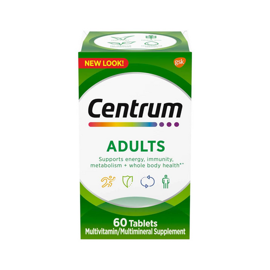 Suplemento Centrum Multivitaminas para Adultos, 60 Comprimidos
