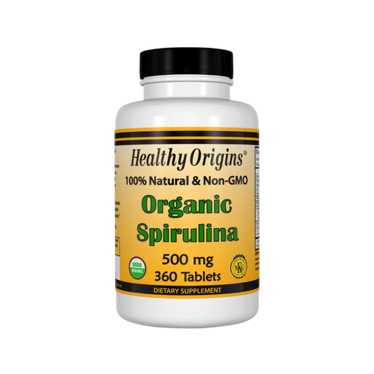 Healthy Origins Spirulina 500 mg (Organic) 360 Tabs
