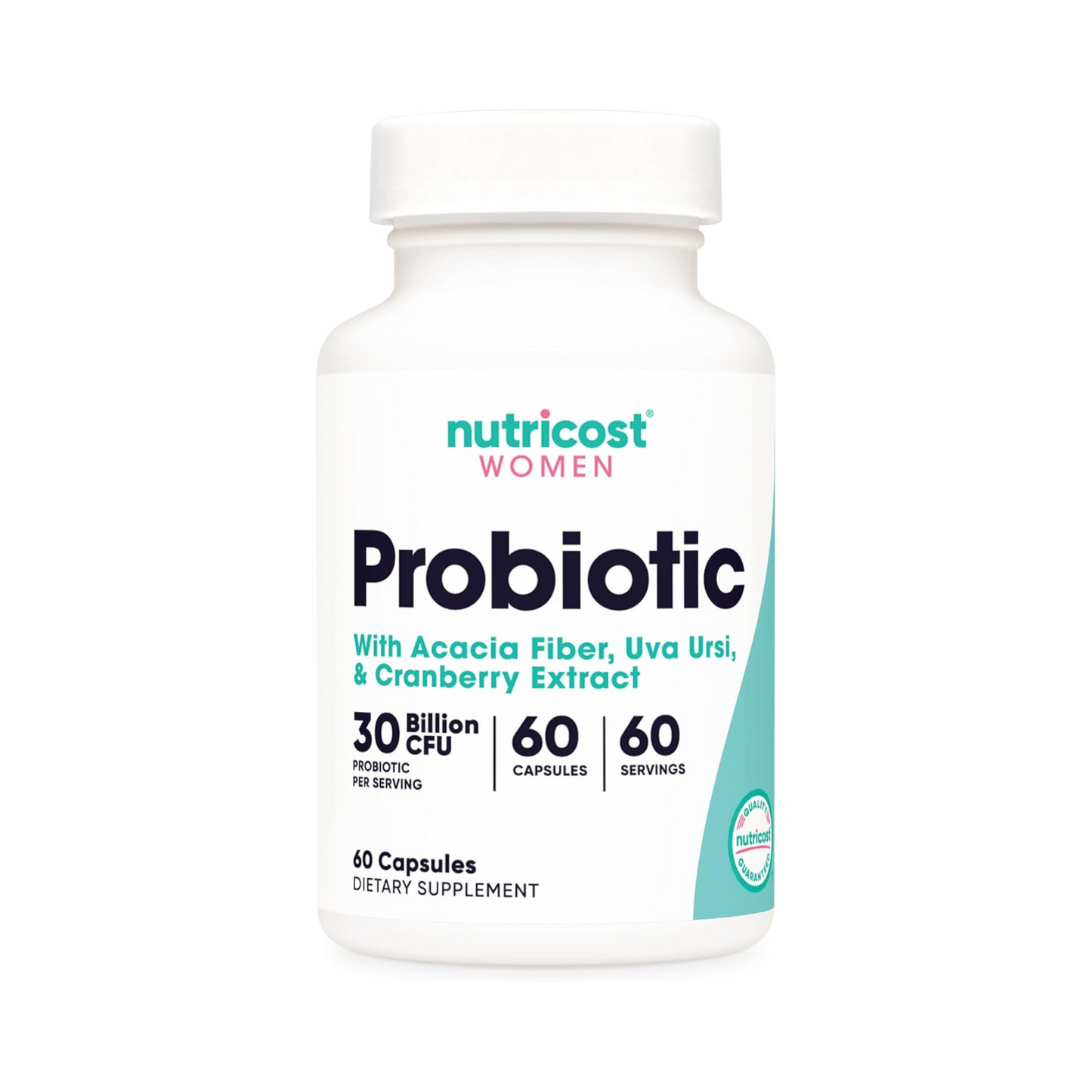 Nutricost Probiótico Feminino 30 Bilhões CFU, 60 Cápsulas