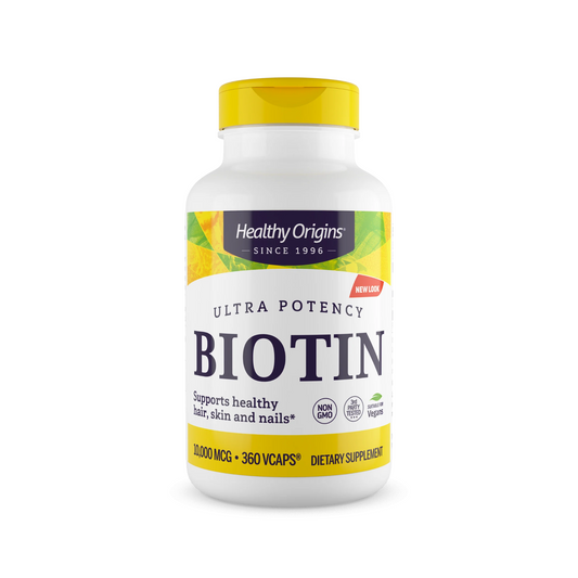 Healthy Origins, Biotina, 10,000 mcg, 360 Vcaps