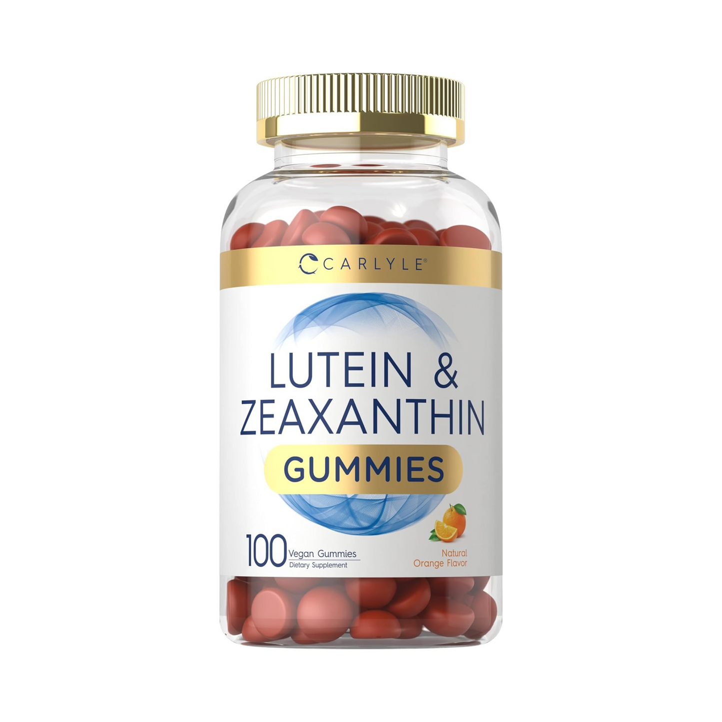 Carlyle Luteína e Zeaxantina, 20 mg, 100 Gomas Sabor Laranja
