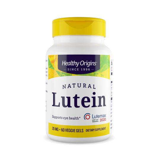 Healthy Origins Lutein (Lutemax 2020) 20 mg - Vegan 60 Vgels