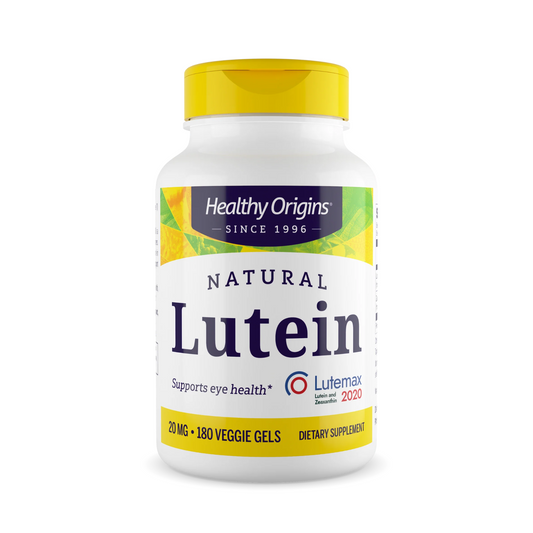 Healthy Origins Lutein (Lutemax 2020) 20 mg - Vegan 180 Vgels