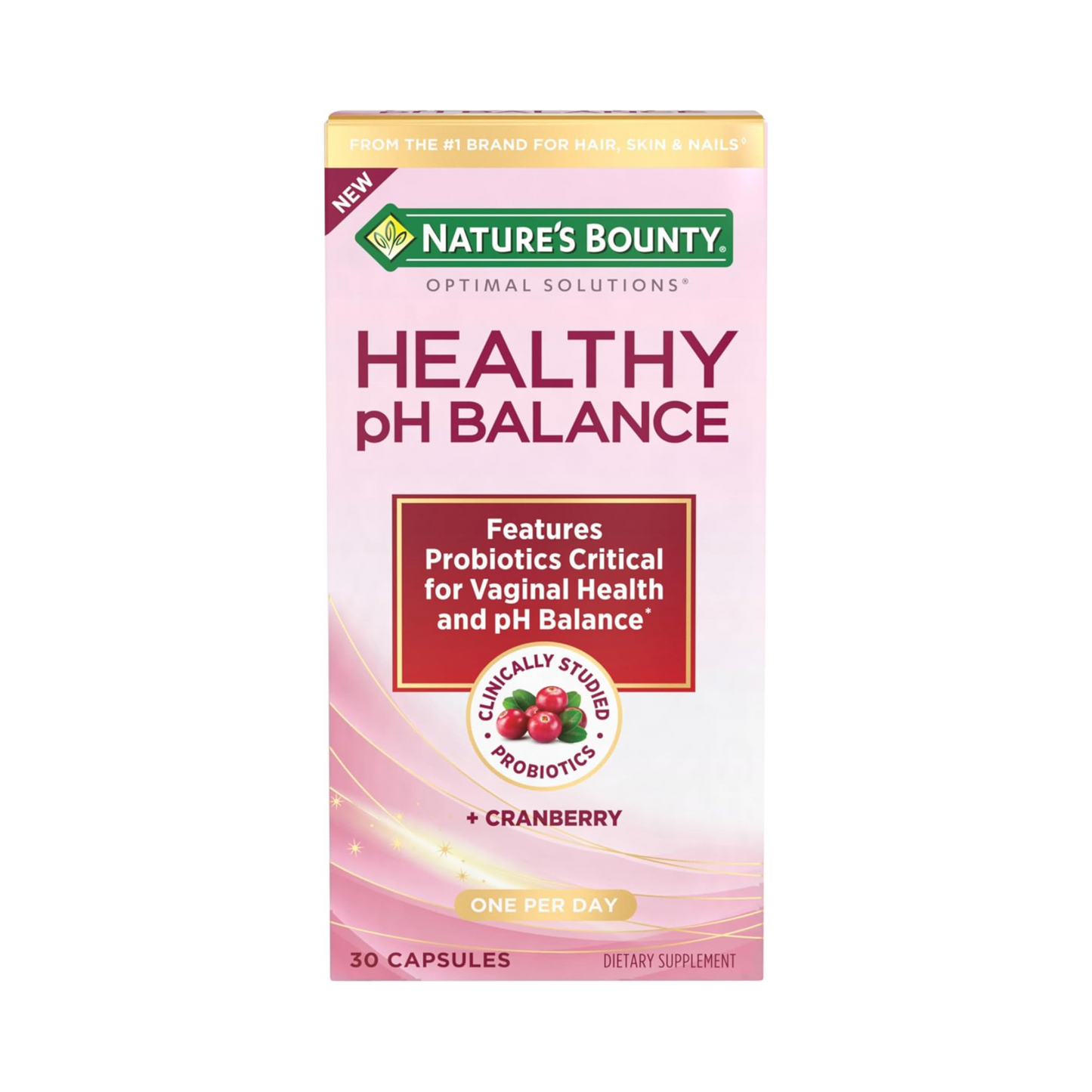 Nature's Bounty Probiótico Feminino, 2 Bilhões UFC, 30 Cápsulas