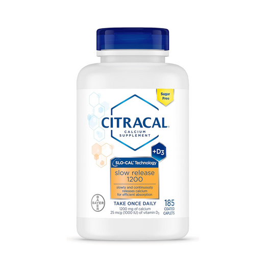 Citracal Calcium + D3 Slow Release - 1200mg, 185 Cápsulas