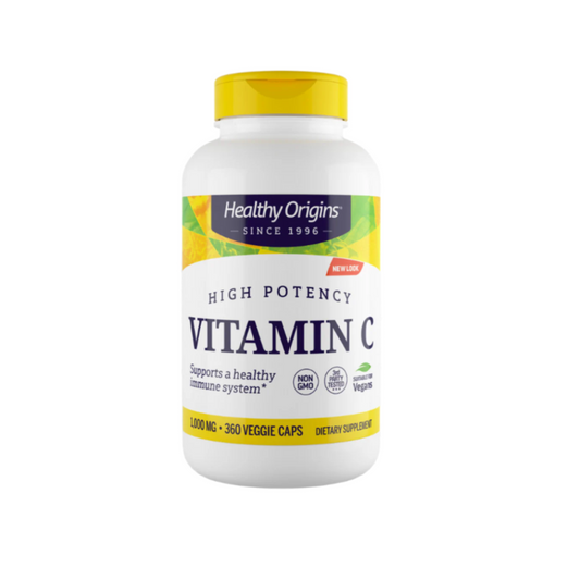 Healthy Origins, Vitamina C, 1000mg, 360 Cápsulas