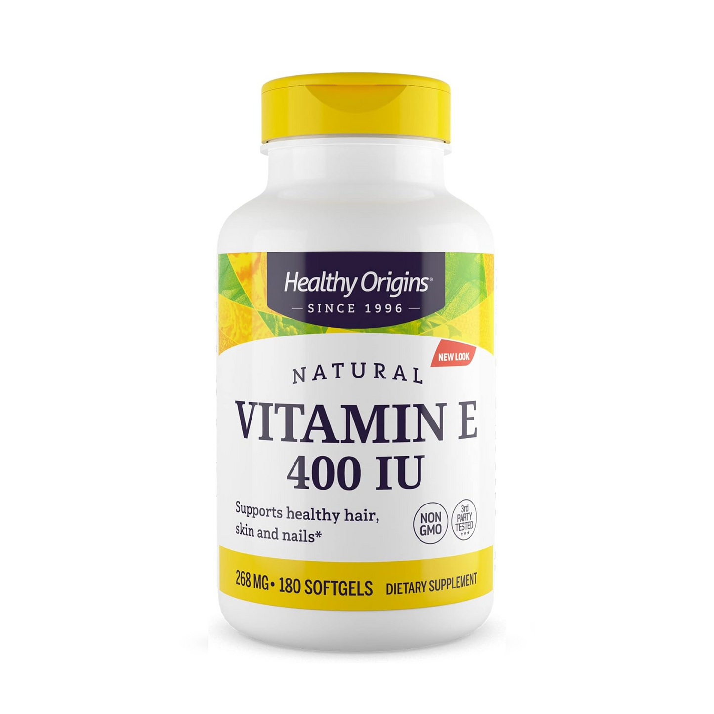 Healthy Origins Vitamina E 400 UI, 180 Softgels