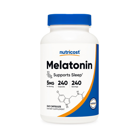 Nutricost Melatonina, 5mg - 240 Comprimidos
