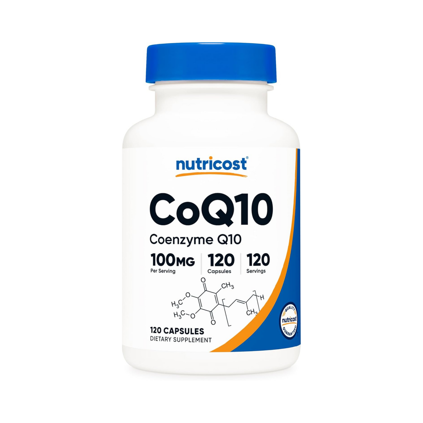 Nutricost CoQ10 200 mg 120 Cápsulas Vegetarianas