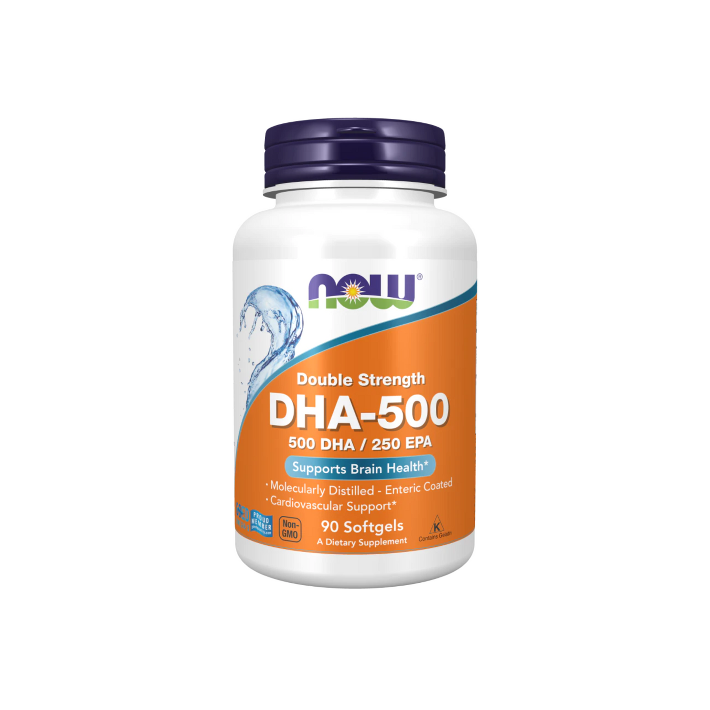 Now Foods Omega 3 1000 MG 500 DHA 250 EPA 180 Softgels