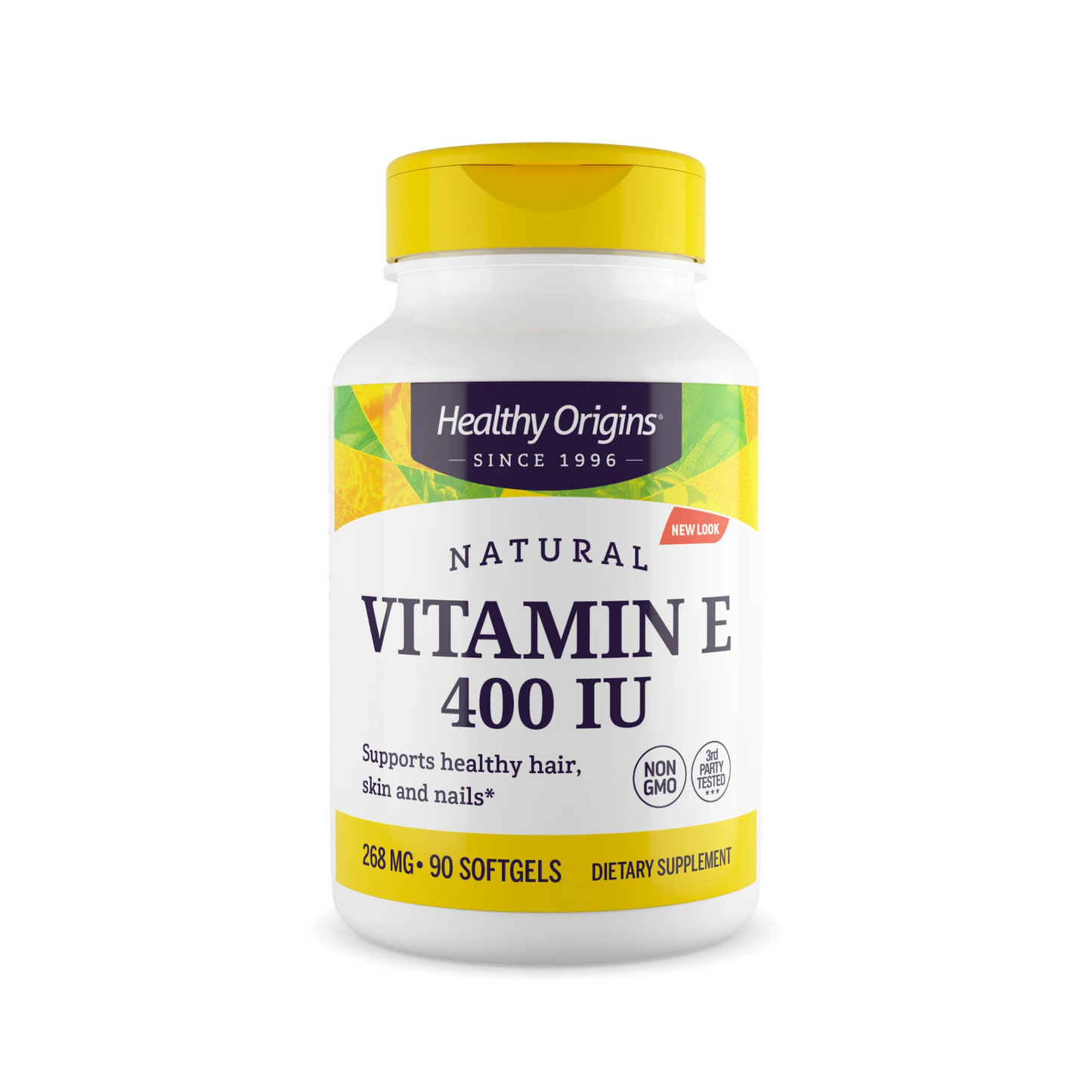Healthy Origins Vitamina E 400 UI, 90 Softgels