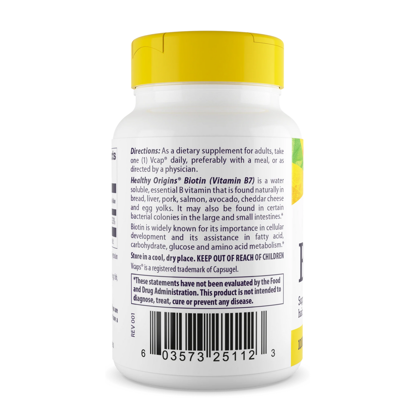 Healthy Origins, Biotin, 10,000 mcg, 60 Vcaps