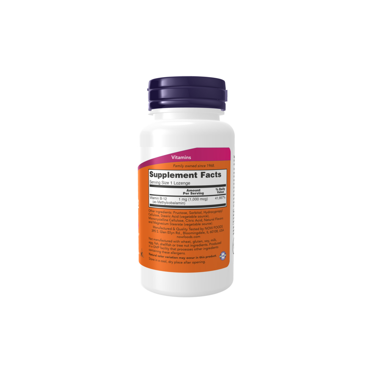 Combo Healthy Origins Vitamina D3 10000 IU, 360 Softgels + Now Foods Vitamina B12 Metilcobalamina 1000 mcg, 100 Pastilhas
