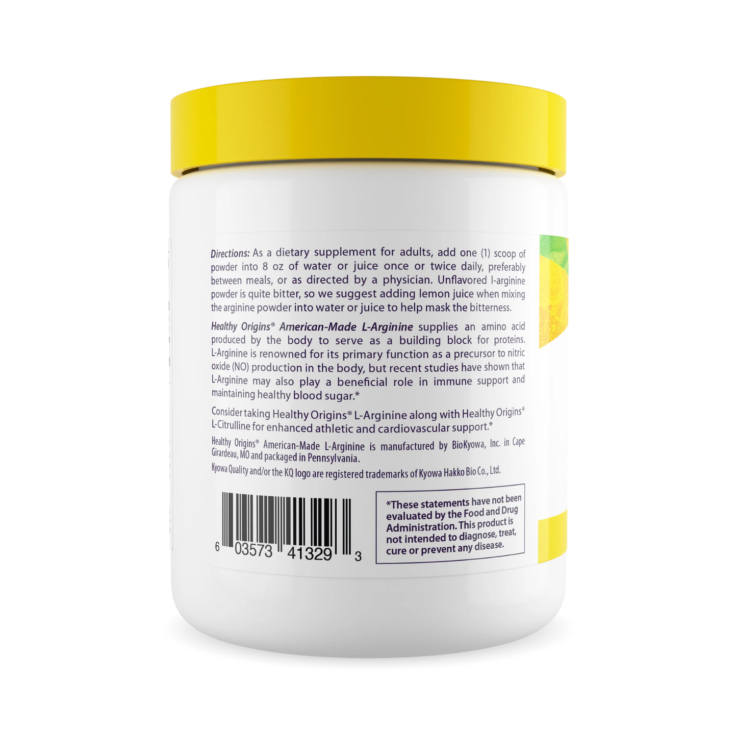 Healthy Origins, L-Arginine, (American-Made) 10.6 oz.