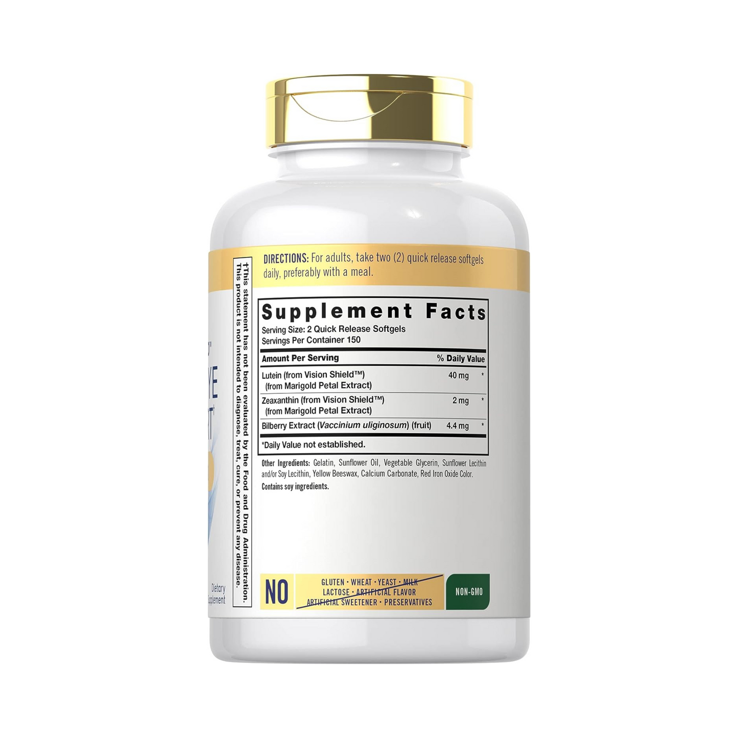 Carlyle Luteína e Zeaxantina, 20 mg, 300 Cápsulas de Gel