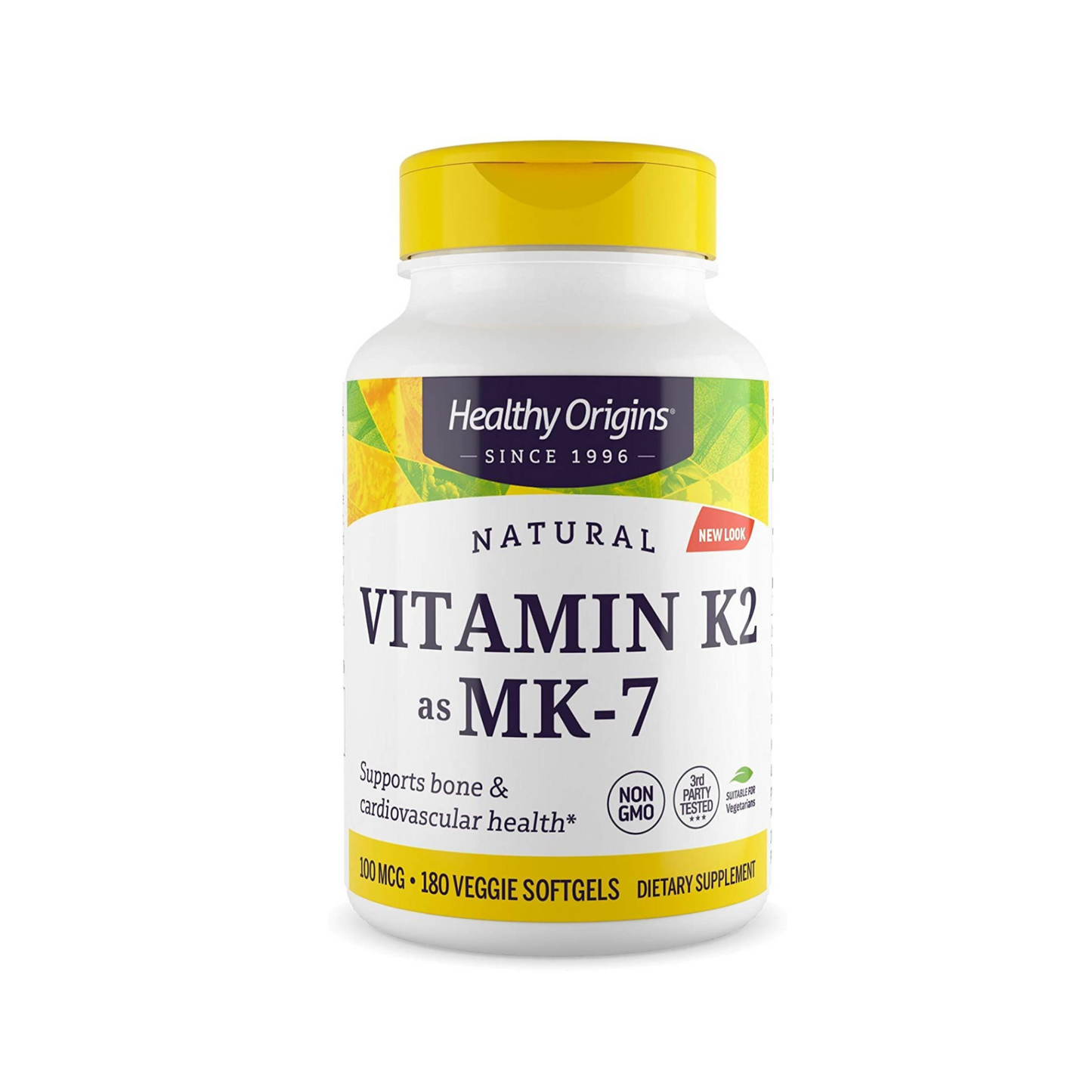 Combo 2 Healthy Origins, Vitamina k2 MK7, 100 MCG, 180 Softgels