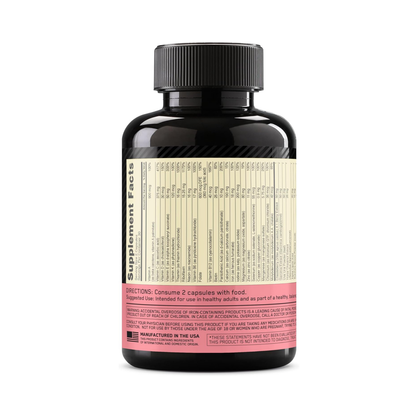 Optimum Nutrition Multivitamínico Diário Opti-Women para Mulheres, 60 Cápsulas