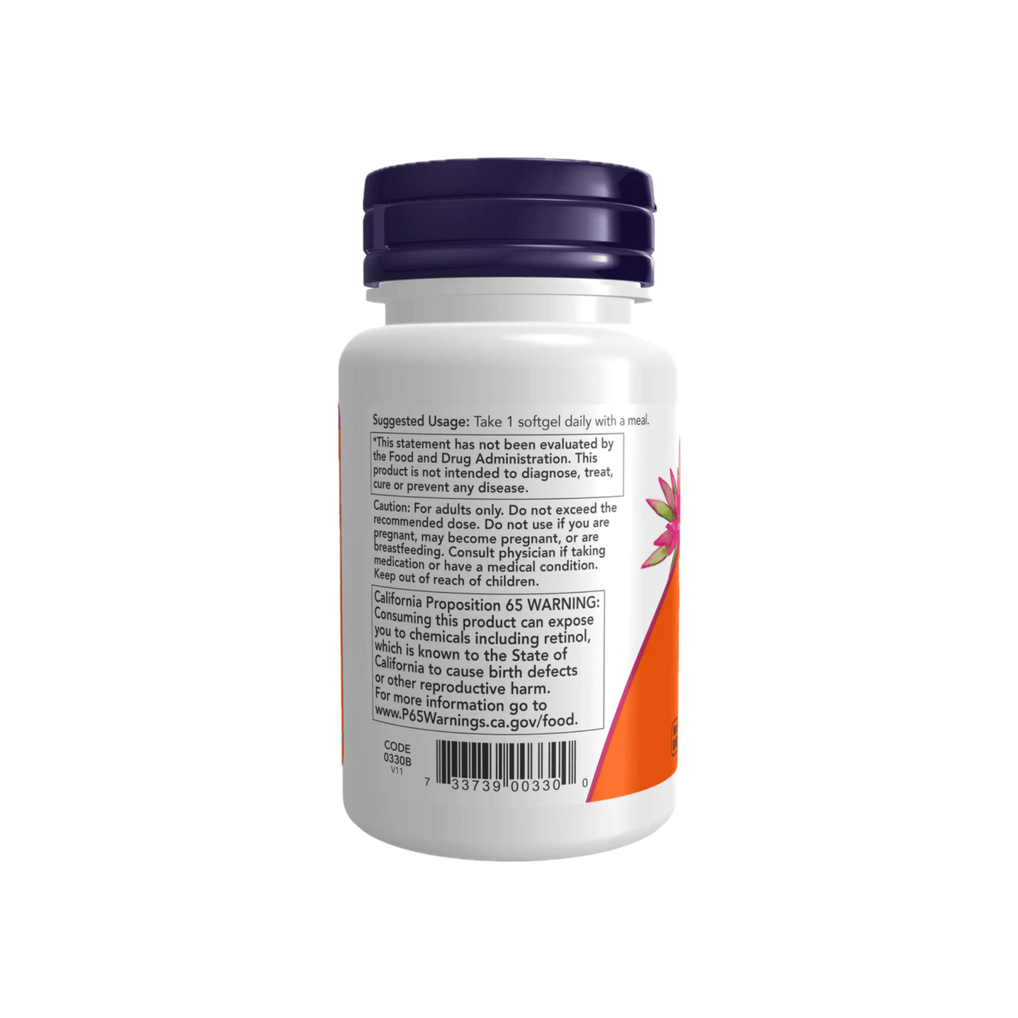 NOW Foods, Vitamina A 10000 UI, 100 Softgels