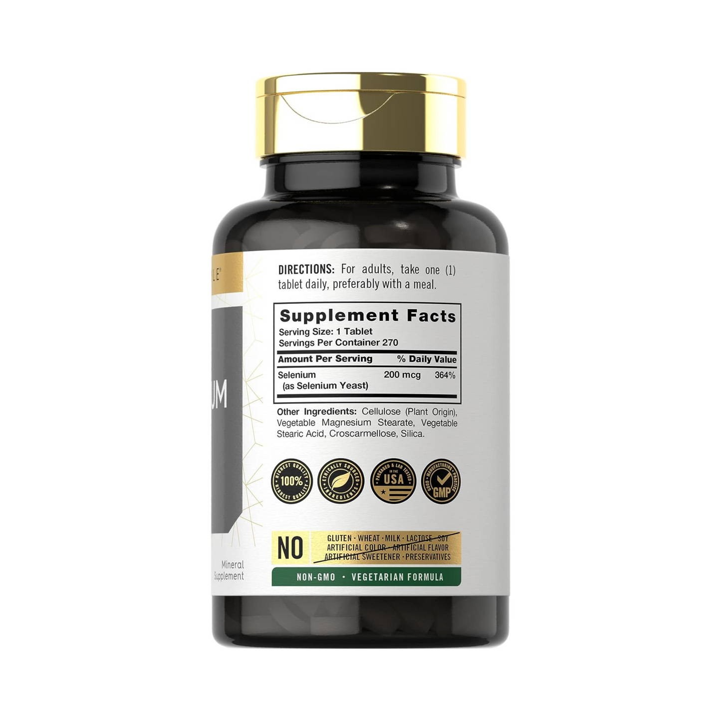 Carlyle Suplemento de Selênio, 200 mcg, 250 Comprimidos