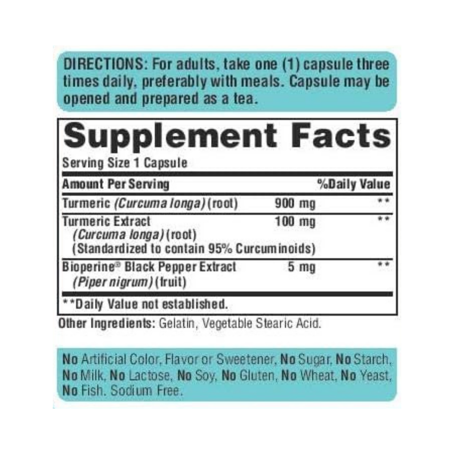 Puritan's Pride Curcumina de Açafrão, 1000 mg, 120 Cápsulas