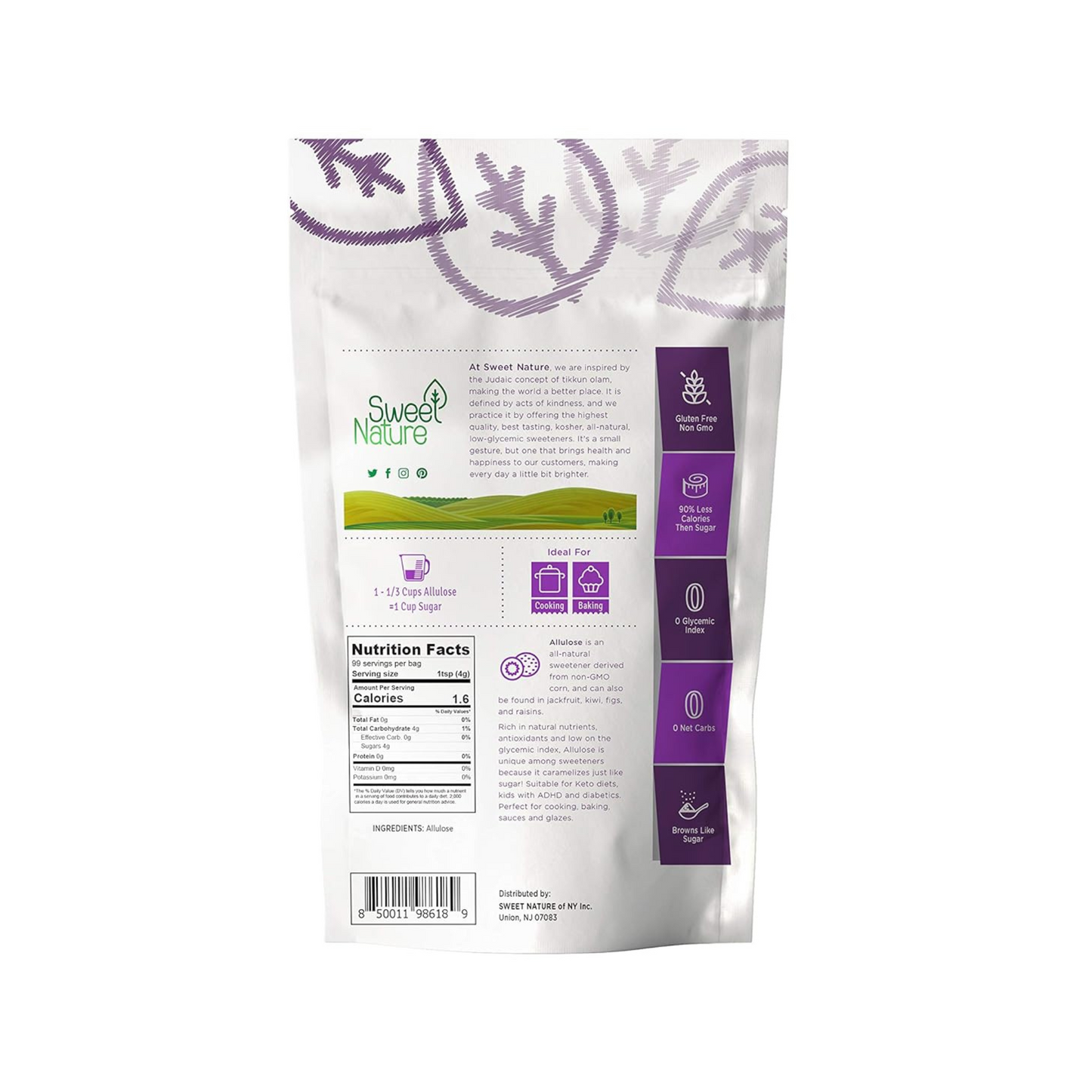 Sweet Nature Adoçante de Alulose 14 oz