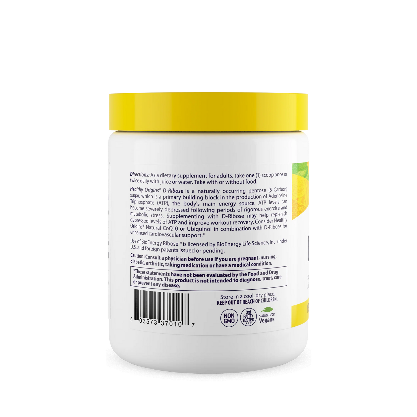 Healthy Origins, D-Ribose Powder Bioenergy, 10.6 Fluid Ounce