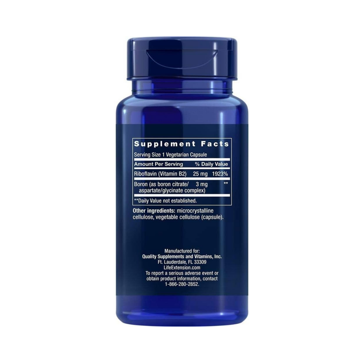 Life Extension Boron, 3 mg, 100 Cápsulas