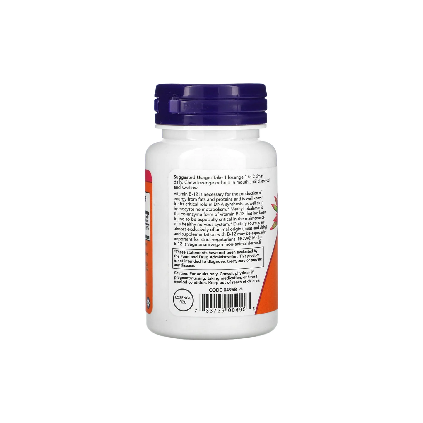 Combo 2 NOW Foods Metil B-12 1000 mcg 100 Pastilhas