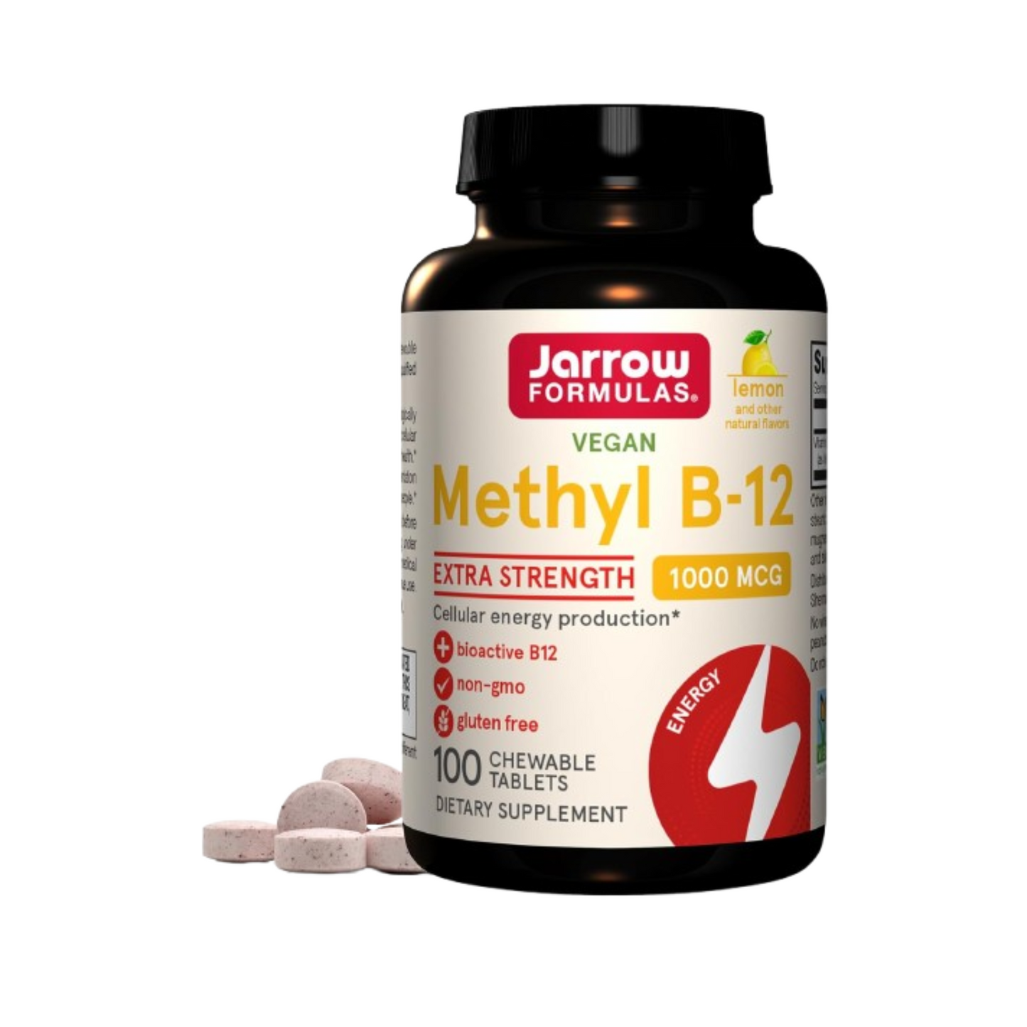 Combo Jarrow B12 Metilada 1000 mcg, 100 Comprimidos + Healthy Origins Metilfolato 800 mcg, 120 Cápsulas