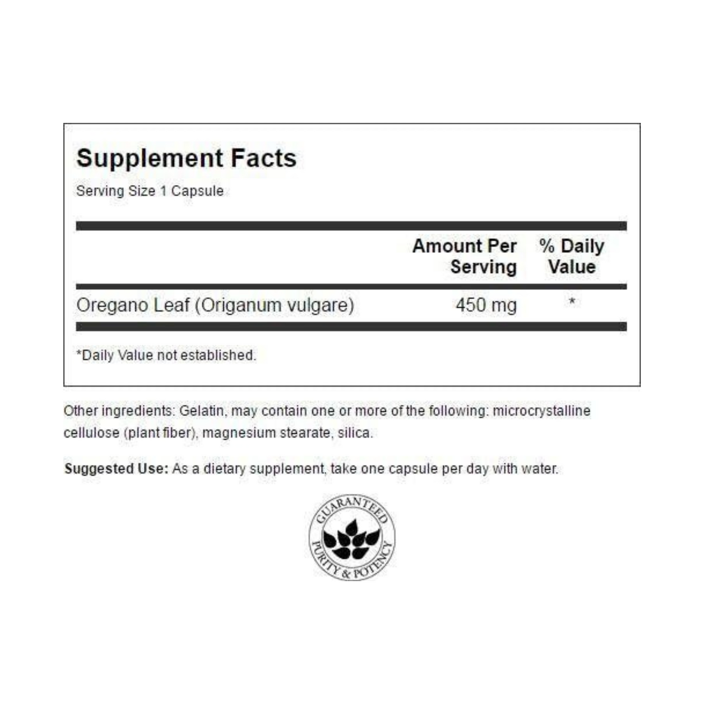 Swanson, Óleo de Orégano, 450mg, 90 Softgels