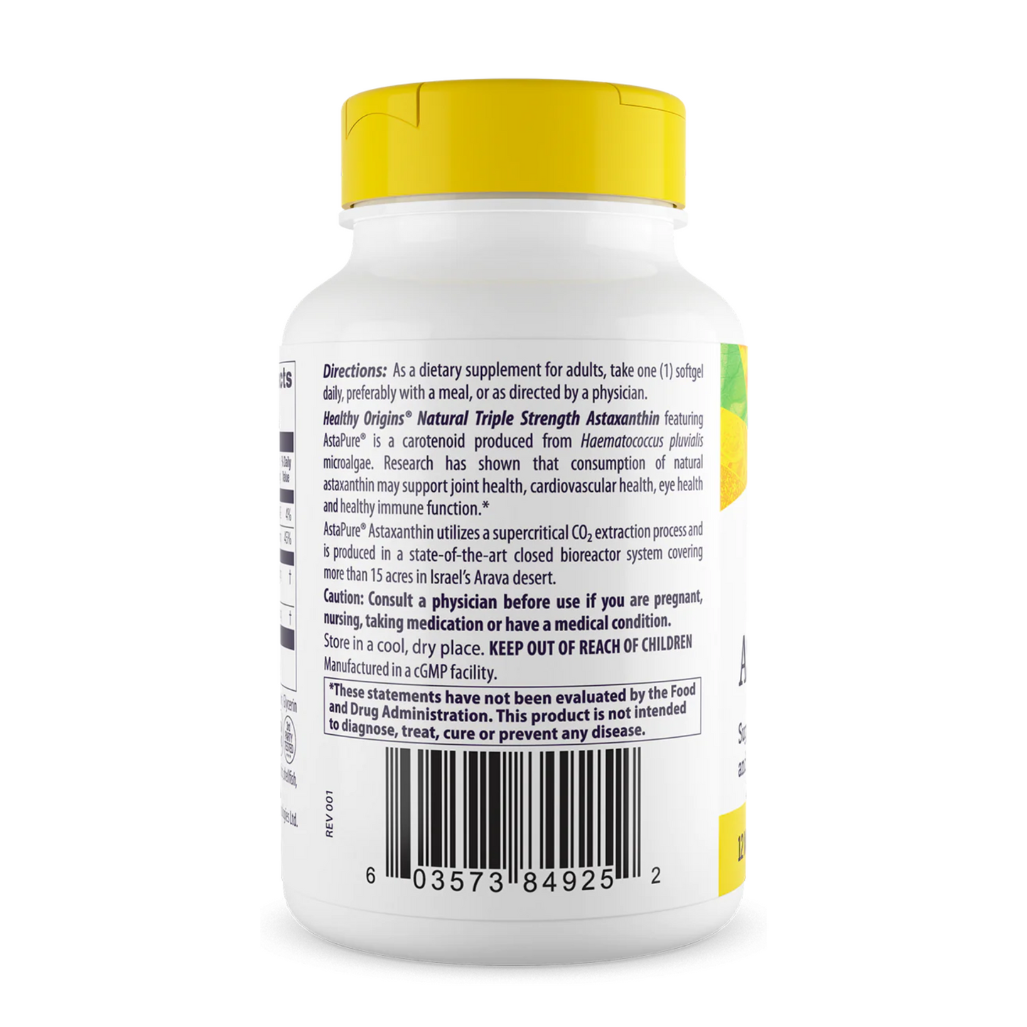 Healthy Origins, Astaxanthin, 12 mg (AstaPure®), 60 Gels