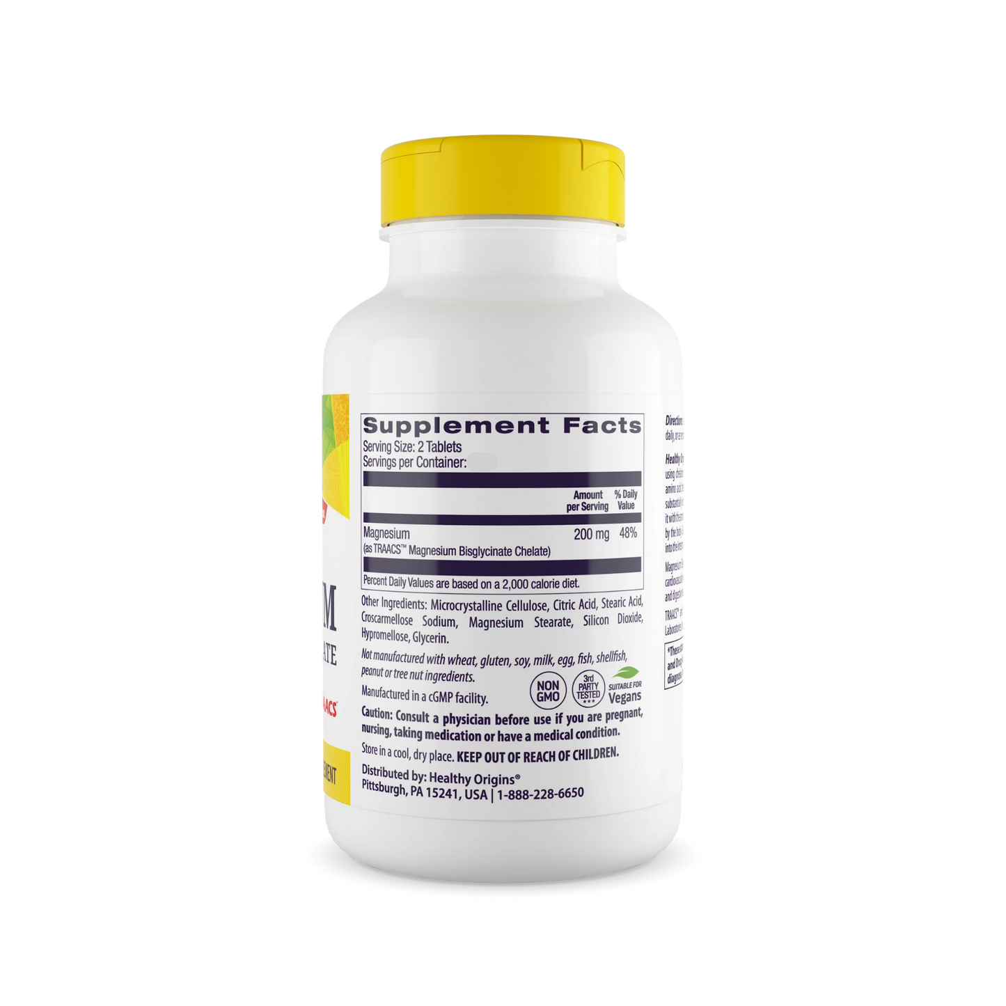 Combo Healthy Origins Vitamina D3 10000 IU, 360 Softgels + Healthy Origins Magnésio Bisglicinato Quelato (Albion), 120 Cápsulas