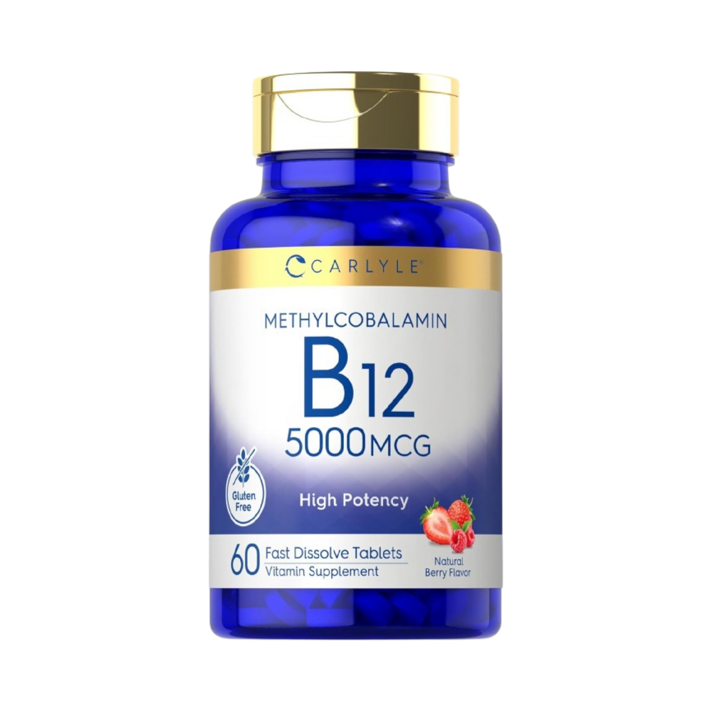 Combo 3 Carlyle Vitamina B12 Metilcobalamina, 5000 mcg, 60 Comprimidos