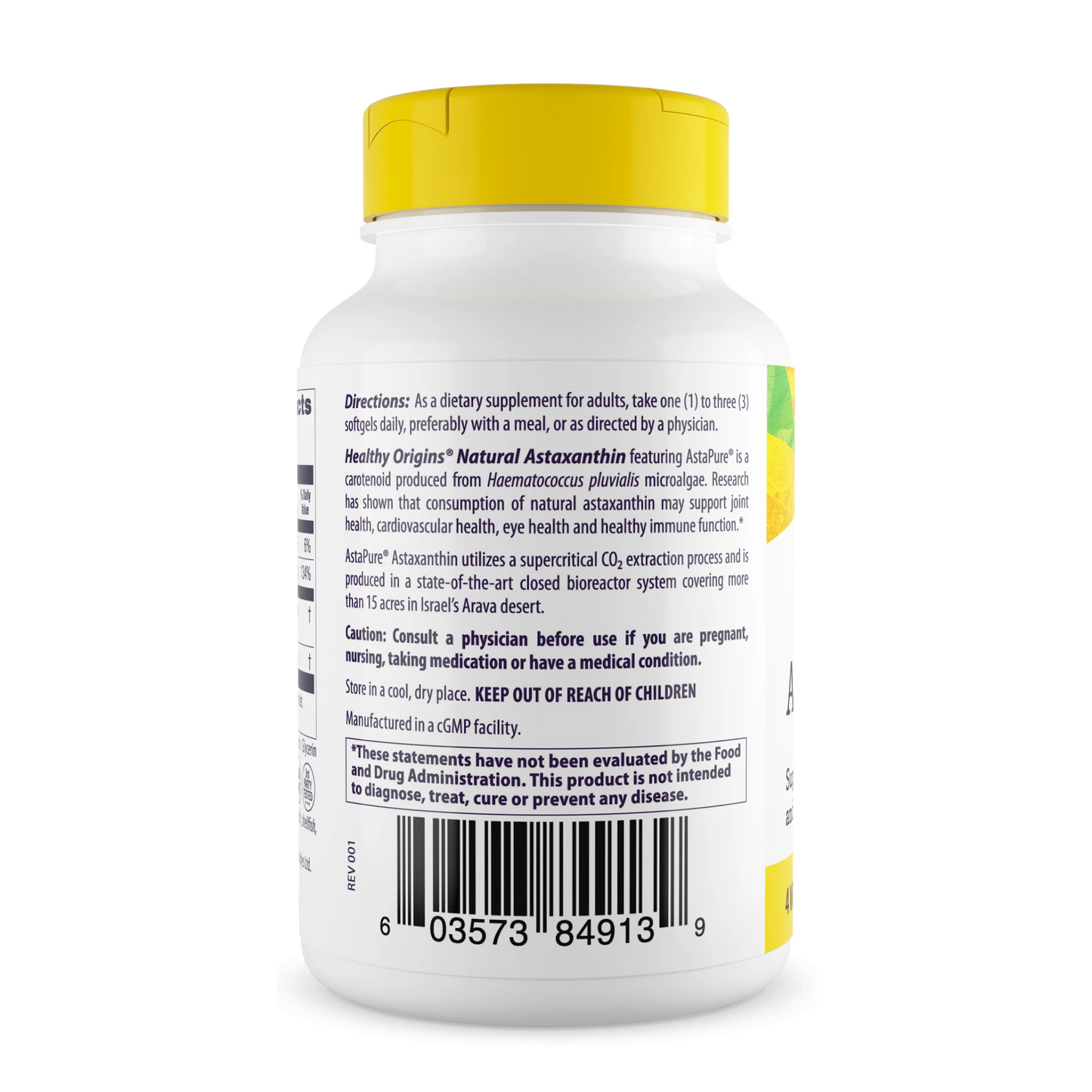 Healthy Origins, Astaxanthin, 4 mg (AstaPure®), 150 Gels