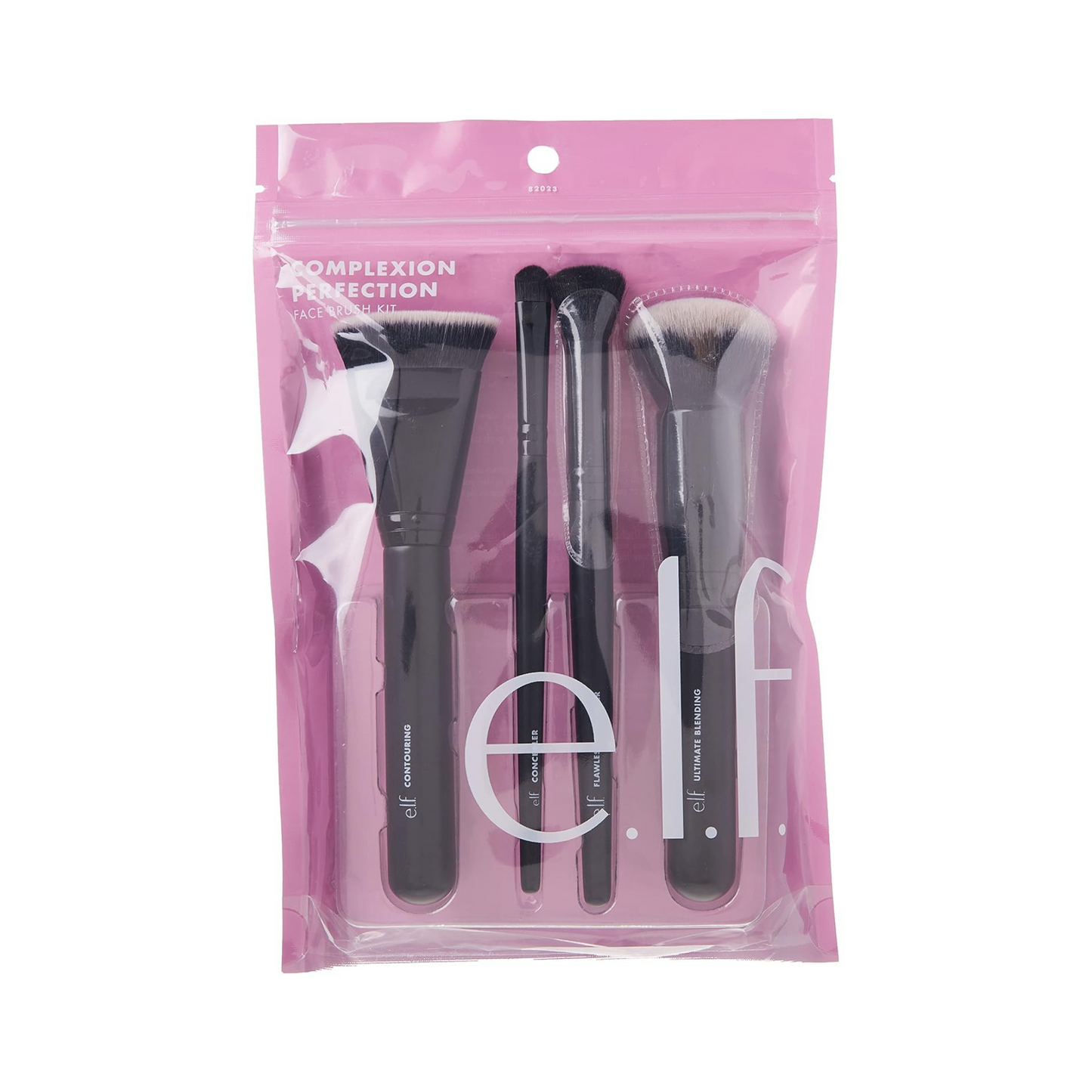 E.L.F. Kit de Pincéis Complexion Perfection, 4 Peças, Vegano e Livre de Crueldade