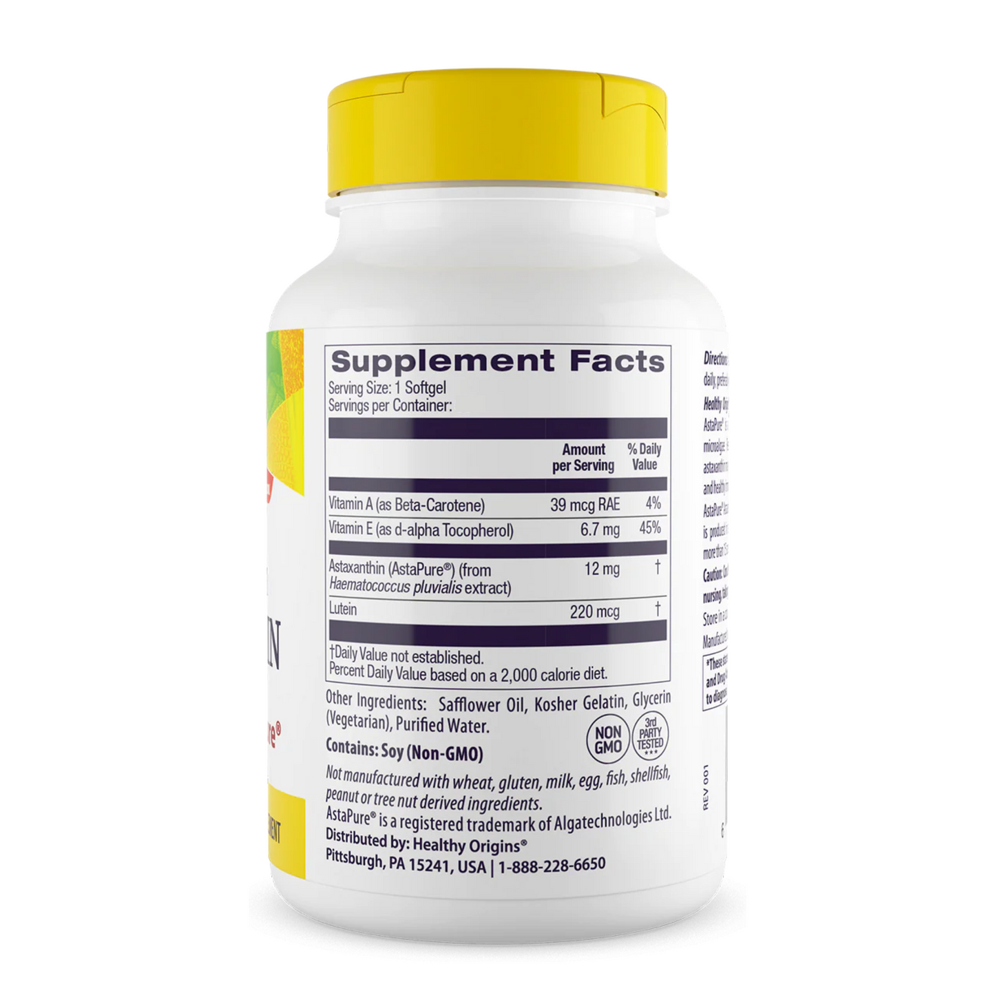 Healthy Origins, Astaxanthin, 12 mg (AstaPure®), 150 Gels