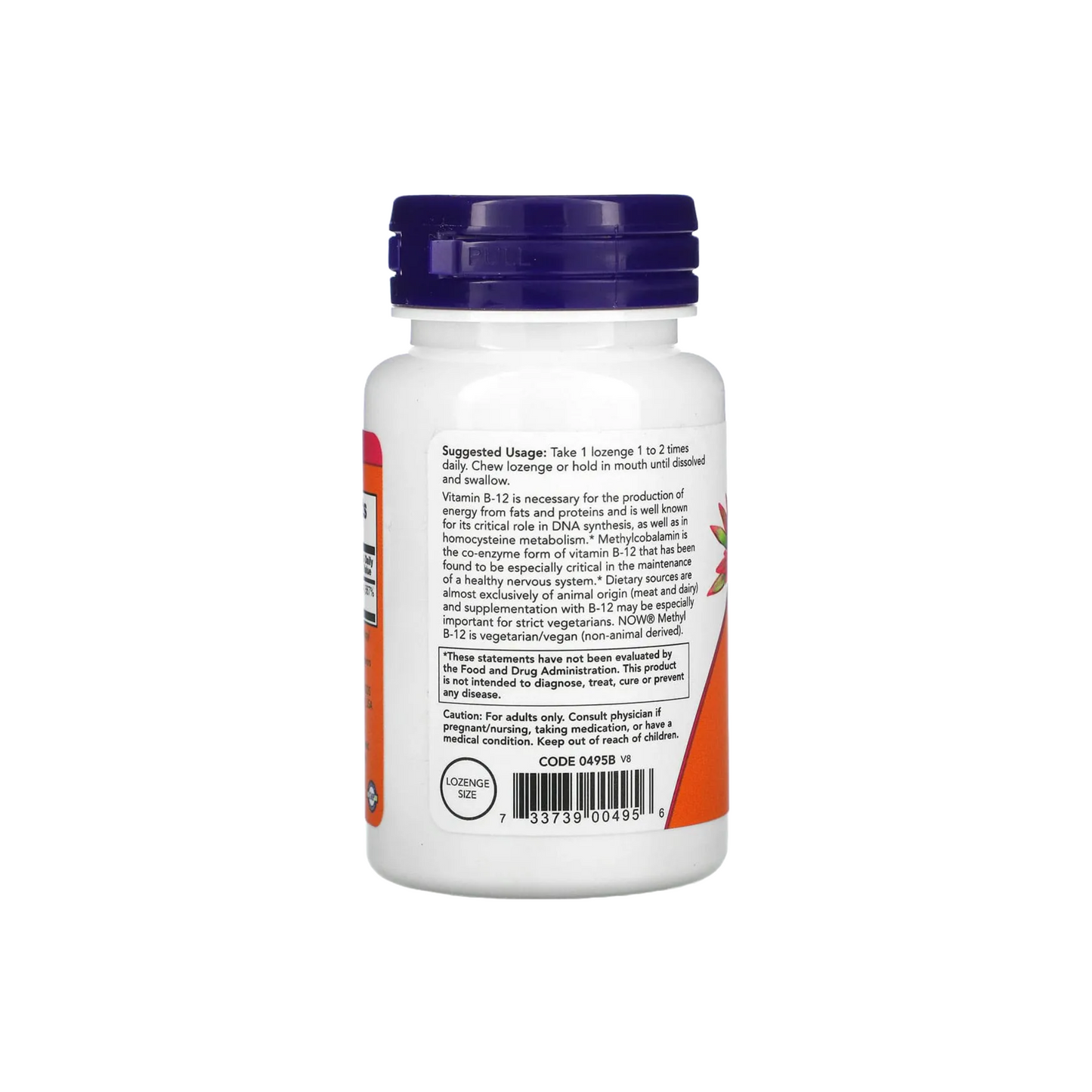 Combo 4x NOW Foods Metil B-12 1000 mcg 100 Pastilhas