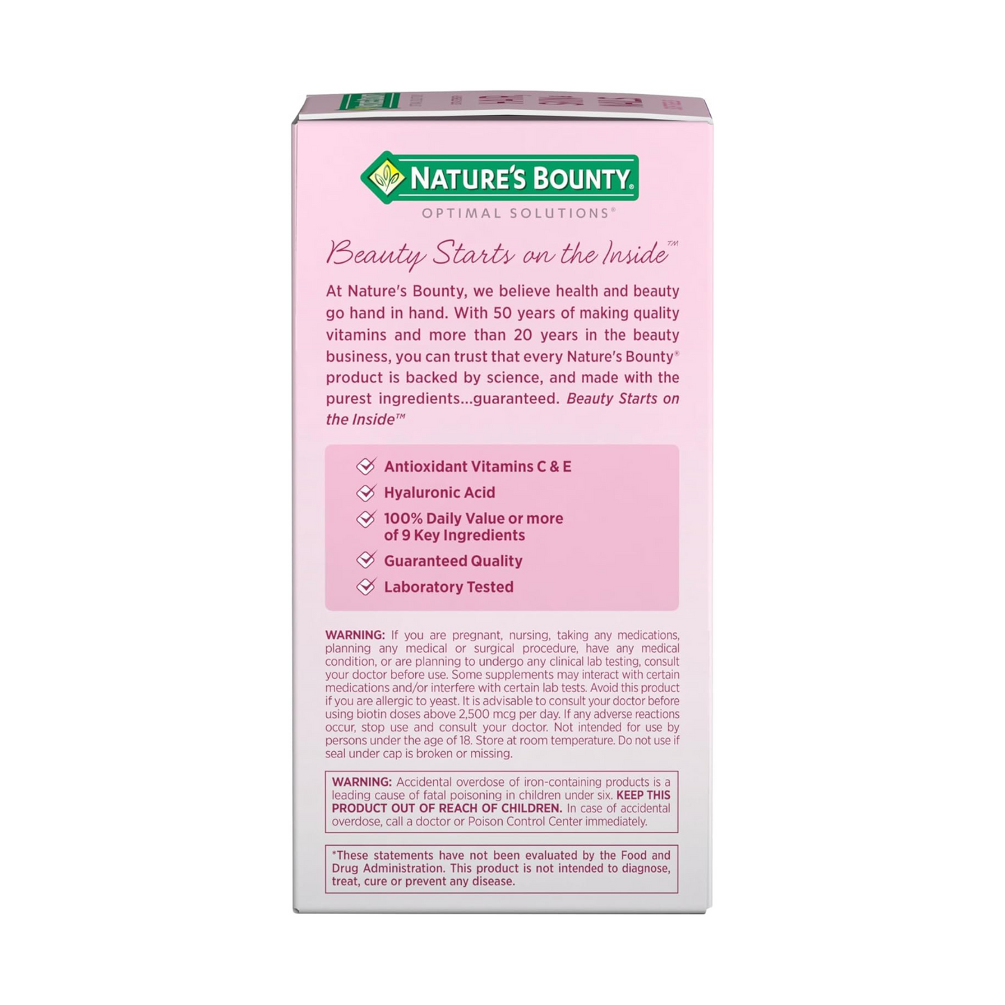 Nature's Bounty Hair, Skin & Nails Avançado, 150 Softgels