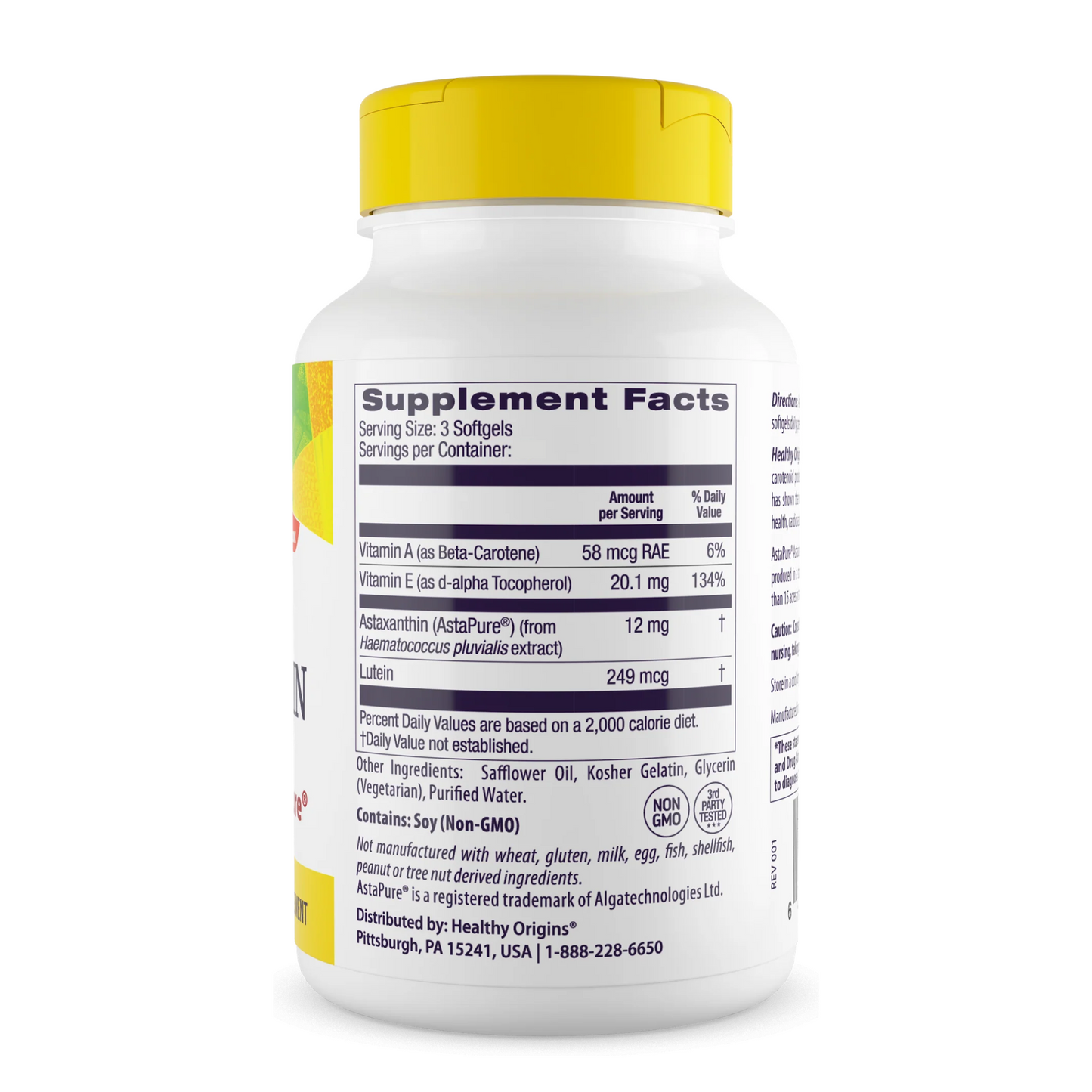 Healthy Origins, Astaxanthin, 4 mg (AstaPure®), 150 Gels