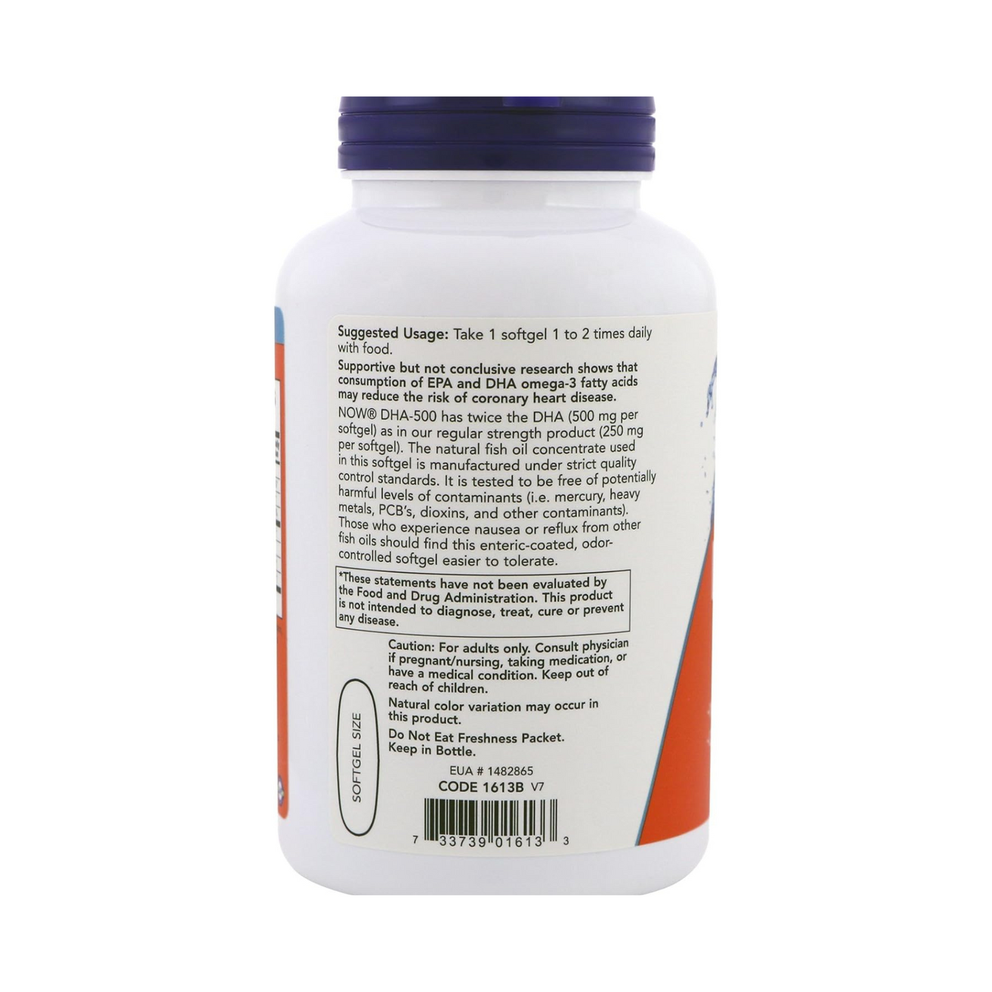 Combo 4 Now Foods Omega 3 - 1000mg DHA, 500mg EPA - 180 Softgels