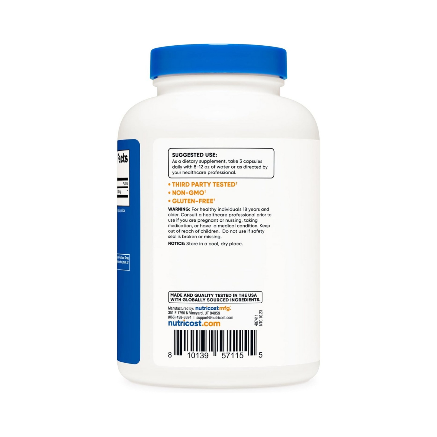 Combo 2x Nutricost Pólen de Abelha 1500 mg por Porção, 240 Cápsulas