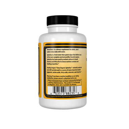 Healthy Origins Spirulina 500 mg (Organic) 360 Tabs