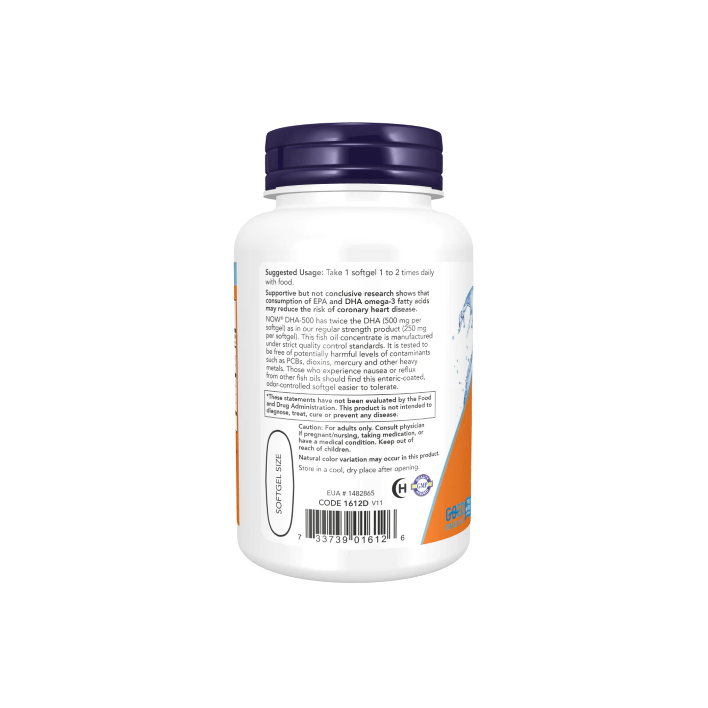 Combo 1 Now Foods Omega 3 1000 MG DHA 500 EPA 250 180 Softgels + 1 Now Foods Ultra Omega 3 1000 MG EPA 500 DHA 250 180 Softgels