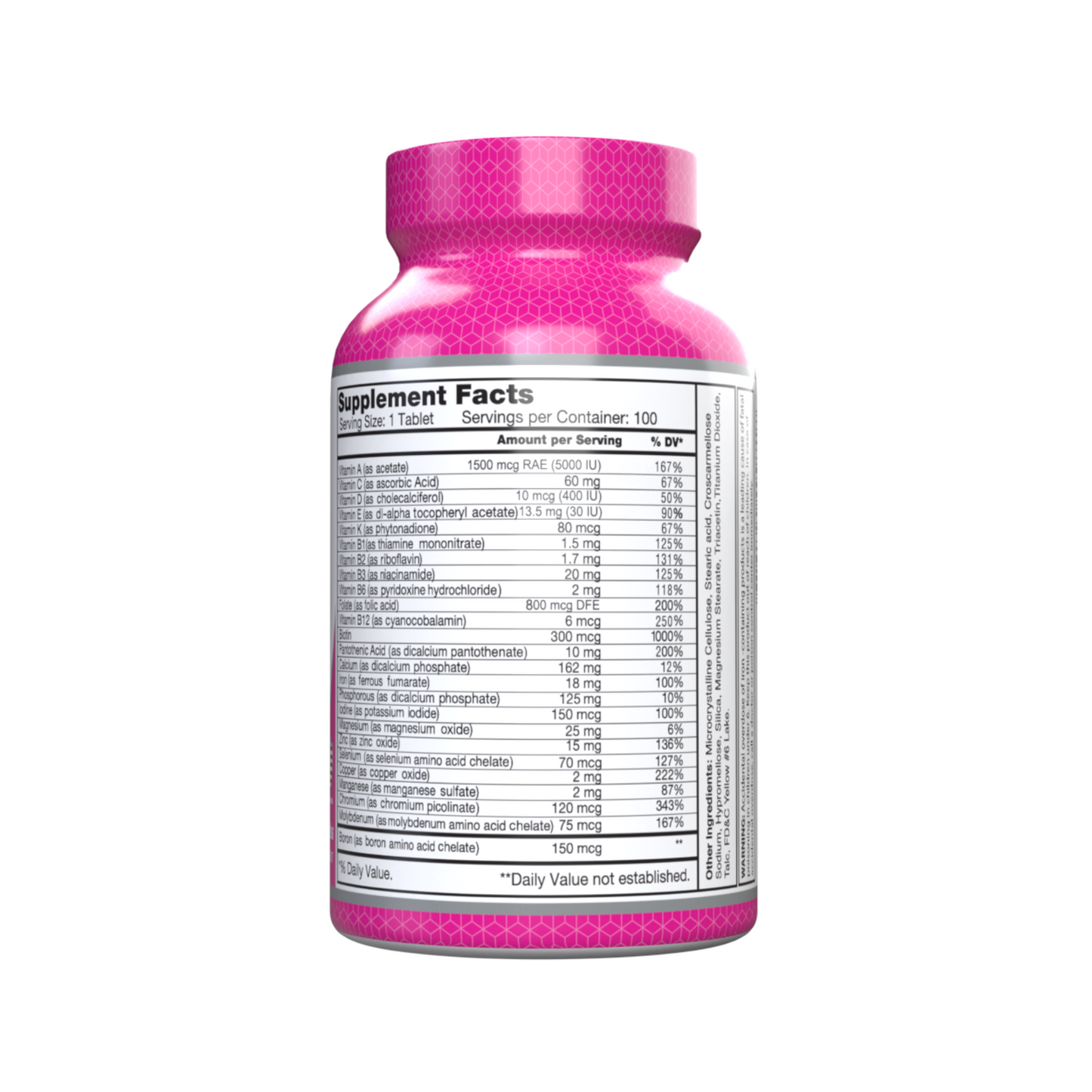 Suplemento Alfa Vitamins Multi Women - Multivitaminas Diárias para Mulheres - 100 comprimidos