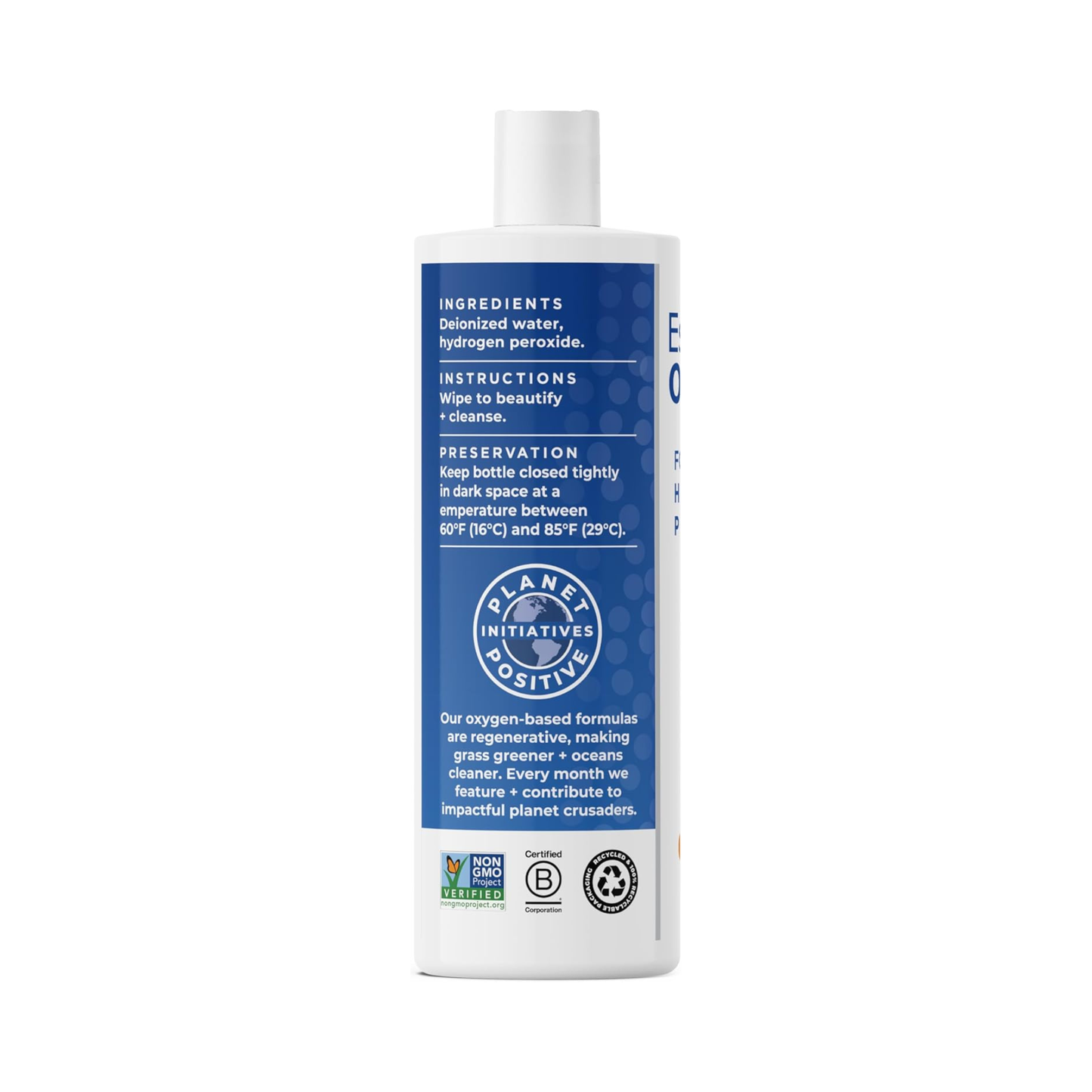 Combo 2 Essential Oxygen Peróxido de Hidrogênio Grau Alimentício 3% USP, 473 ml (16 oz)