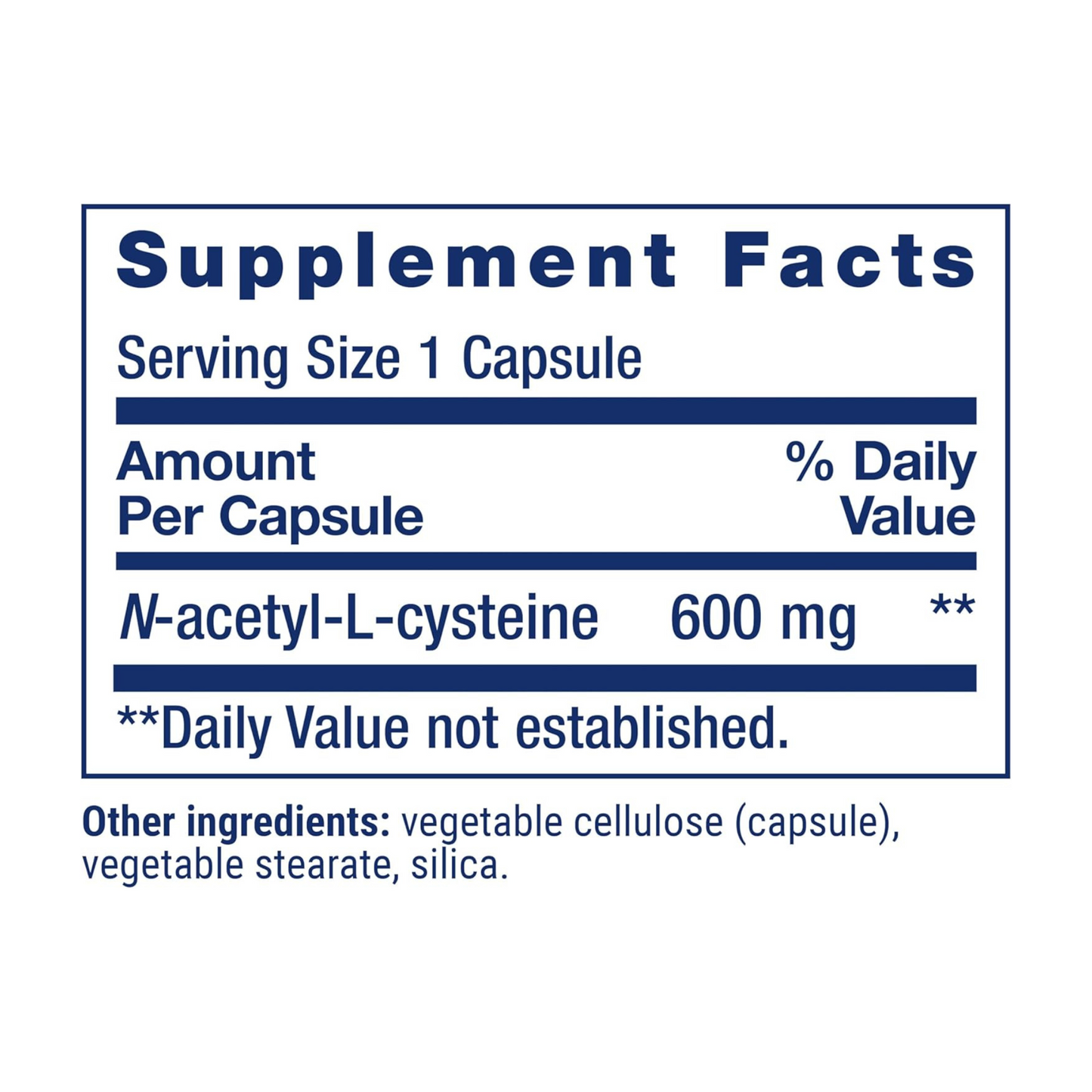 Life Extension N-Acetyl-L-Cisteína (NAC) 600 mg, 60 Cápsulas