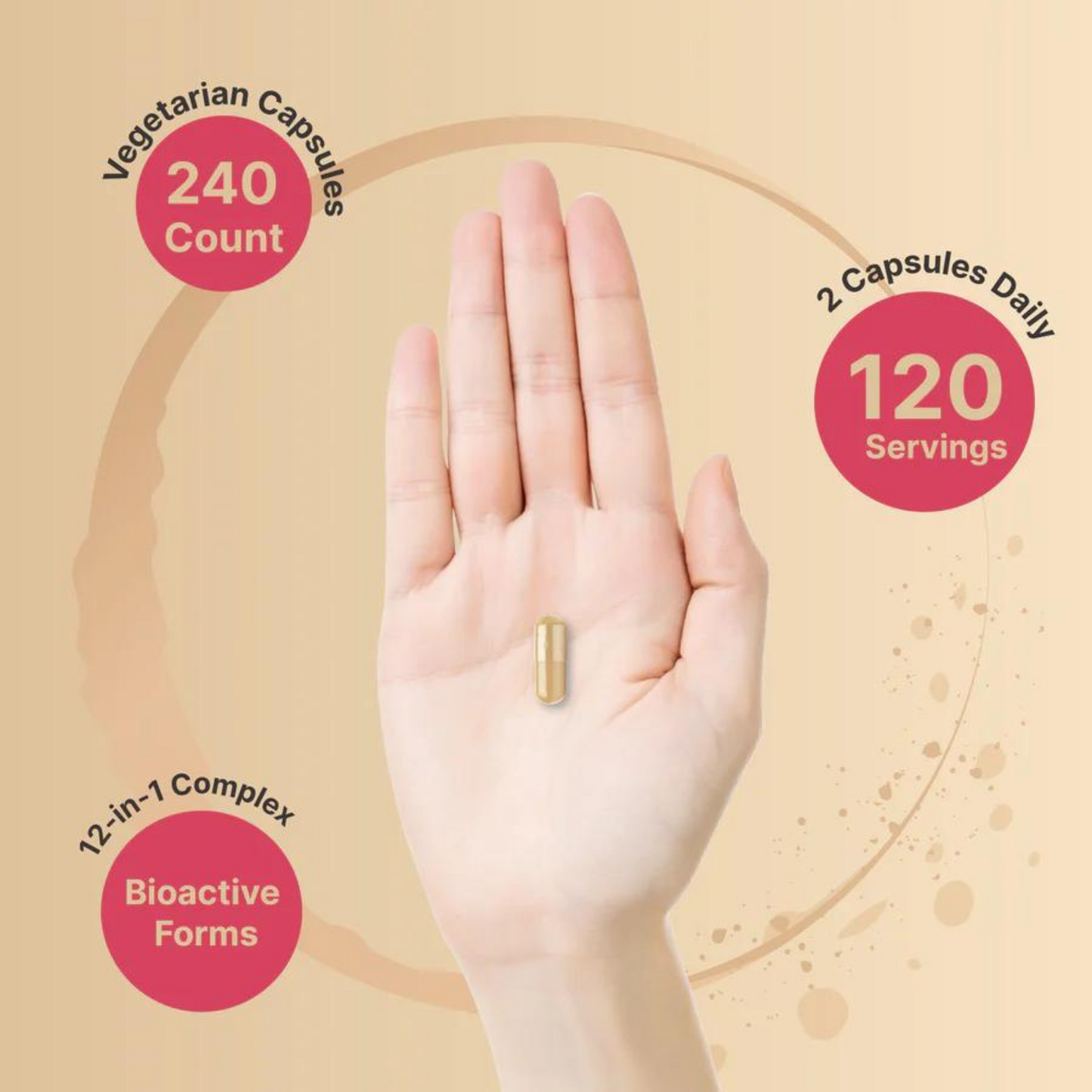 NatureBell Complexo de Vitamina B para Mulheres 240 Cápsulas Vegetais